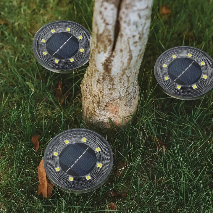 Solare Garten-Bodenleuchten – Wetterfest, 4er-Set product image 4