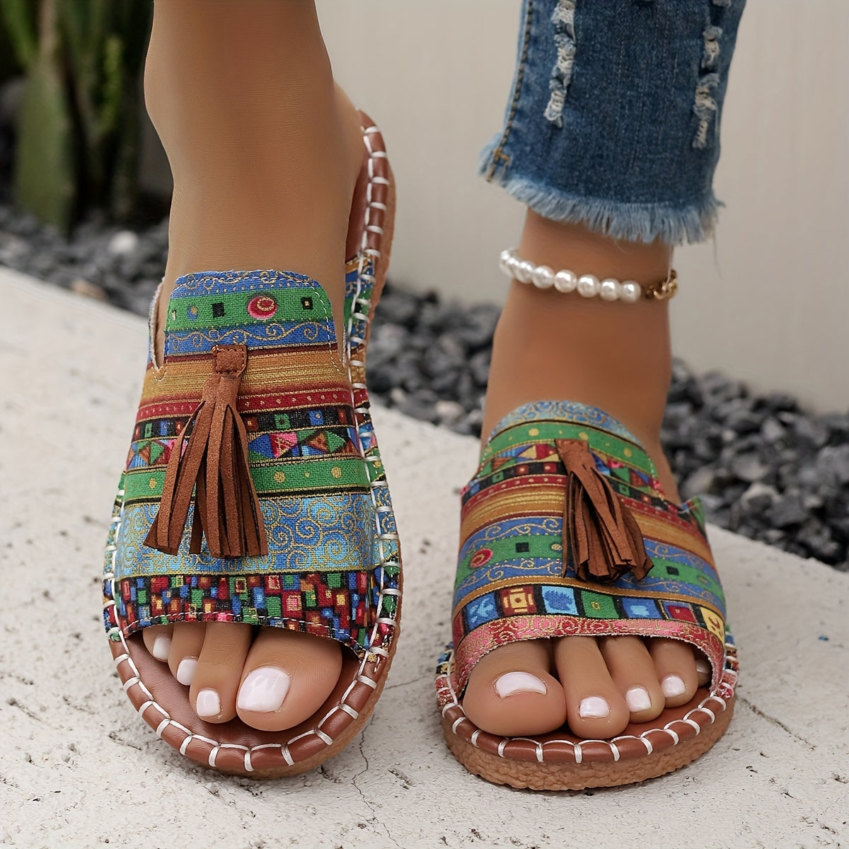 Irinae | Bequeme Damen Komfort-Slides