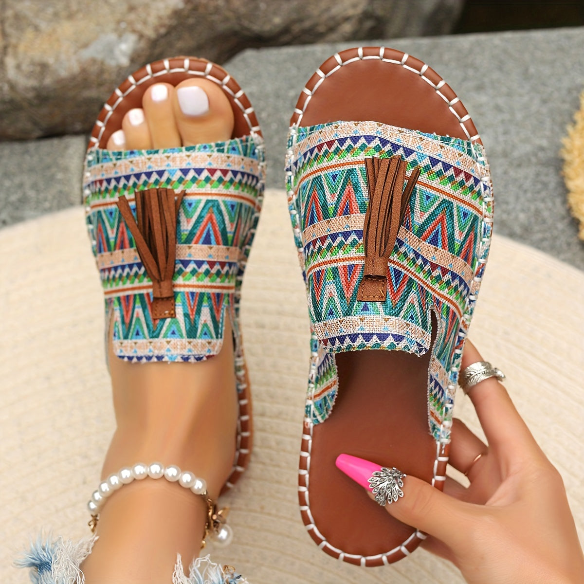 Irinae | Bequeme Damen Komfort-Slides