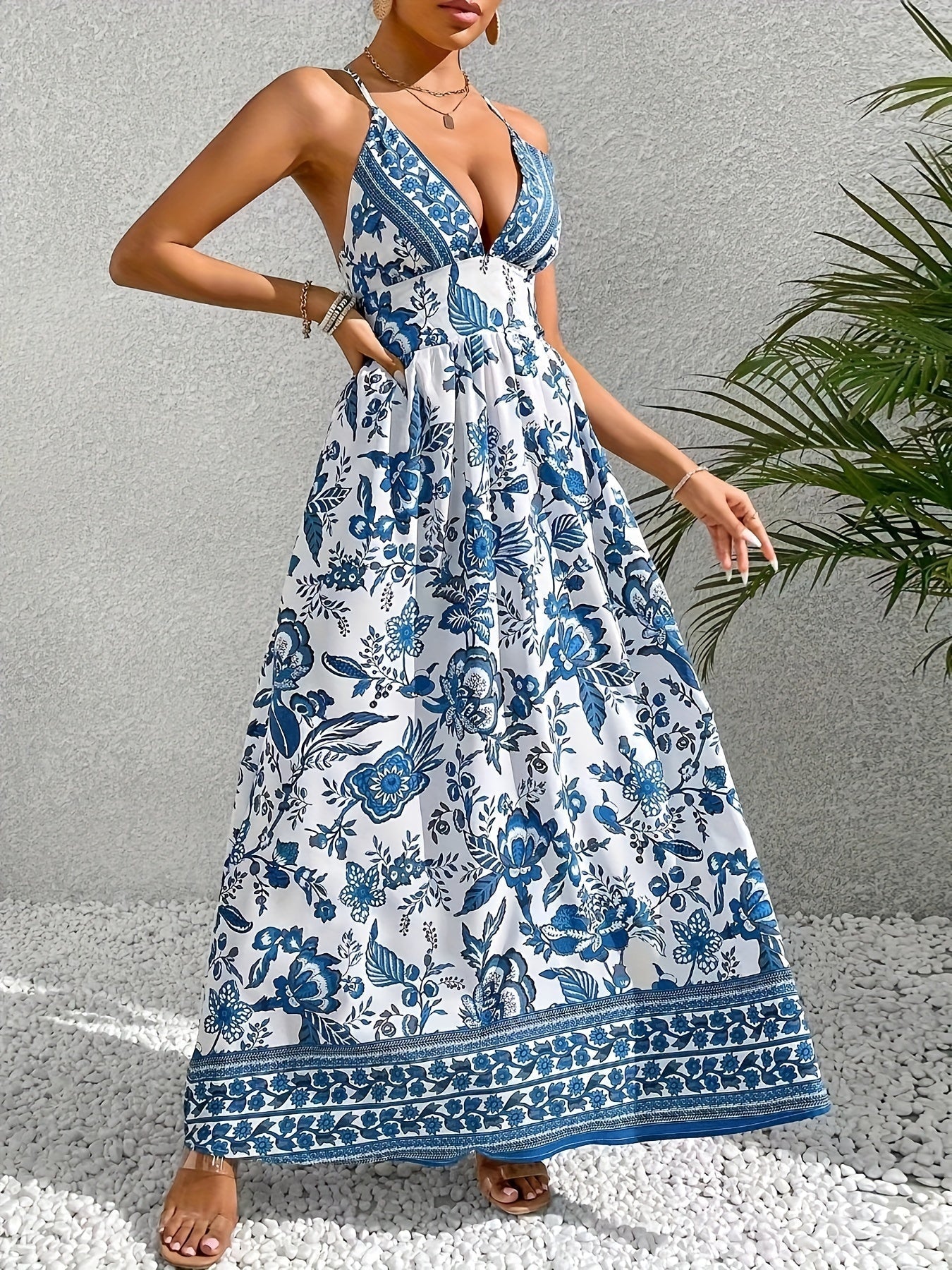 Arthurine | Langes Blumen Sommerkleid