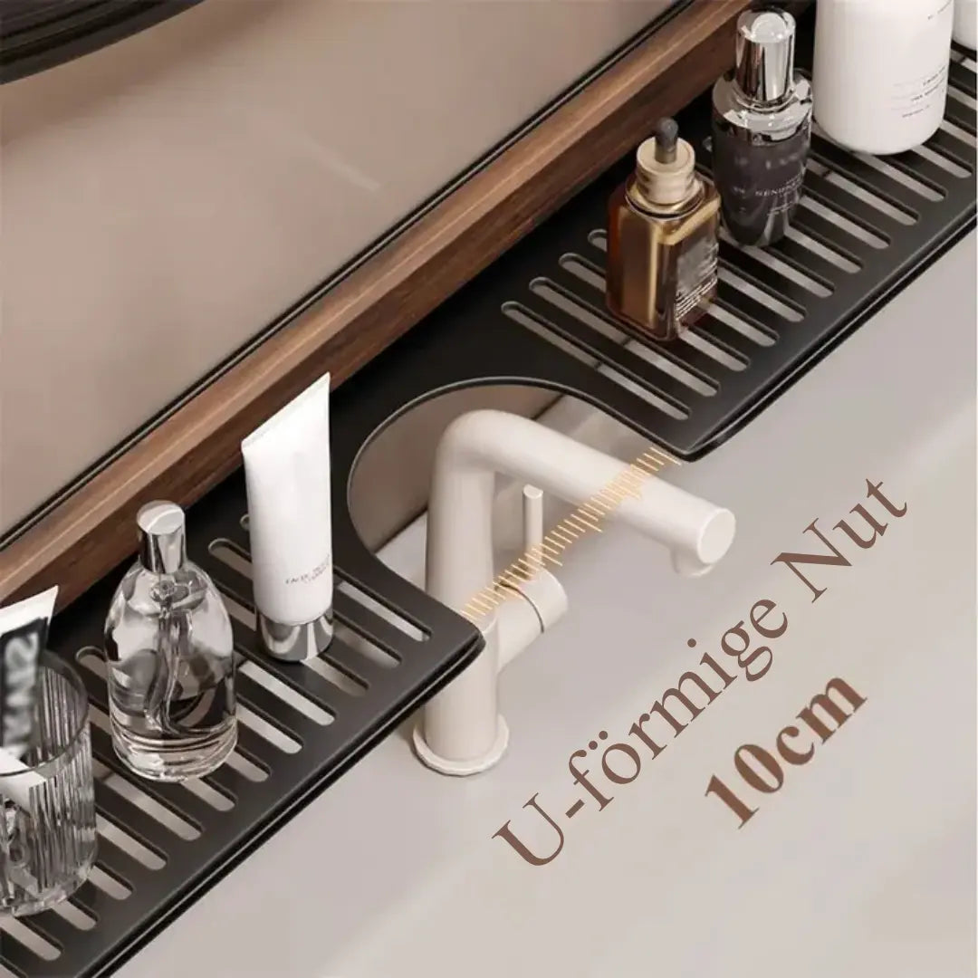 Spülbeckenregal aus Walnussholz – Ordnung ohne Bohren product image 7