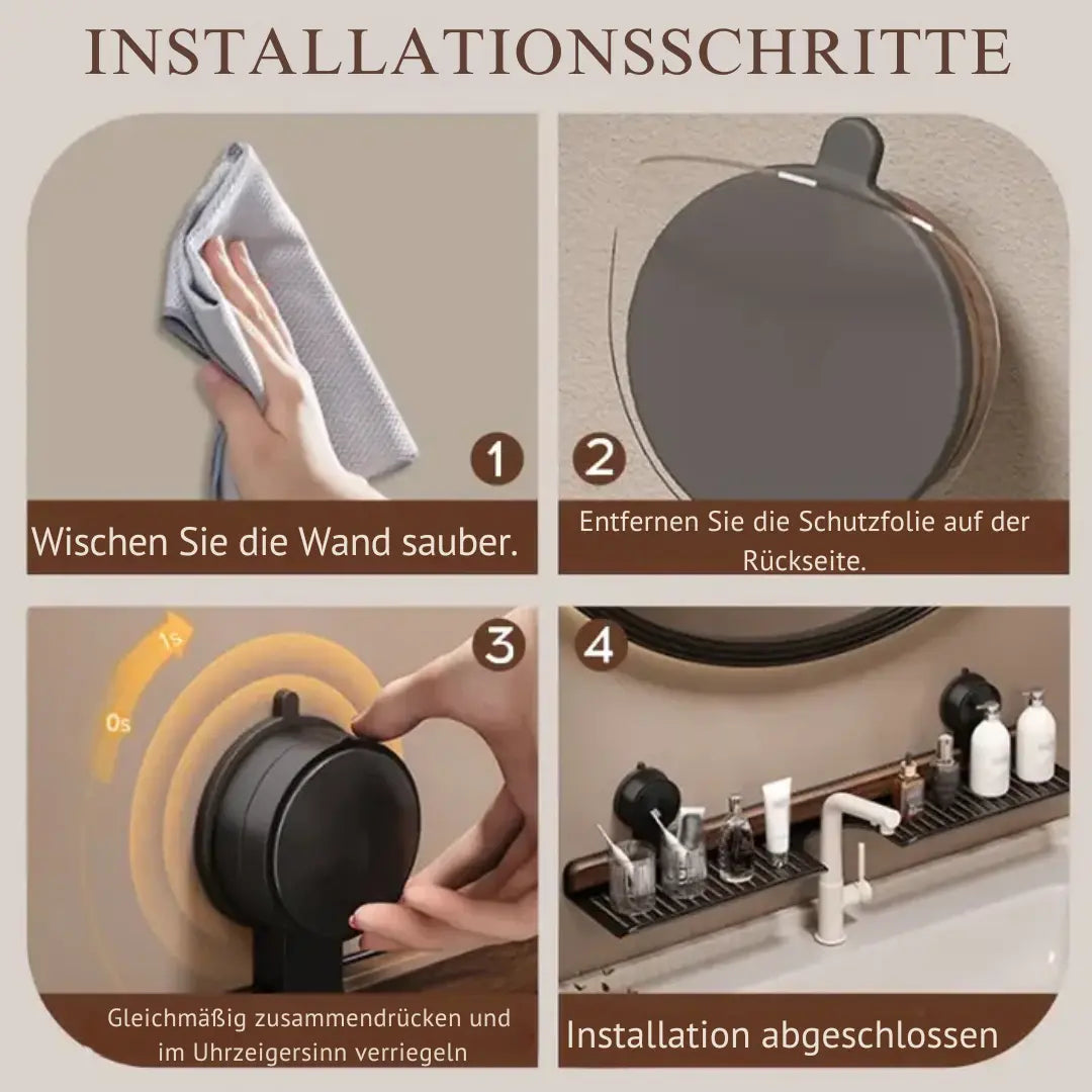 Spülbeckenregal aus Walnussholz – Ordnung ohne Bohren product image 8