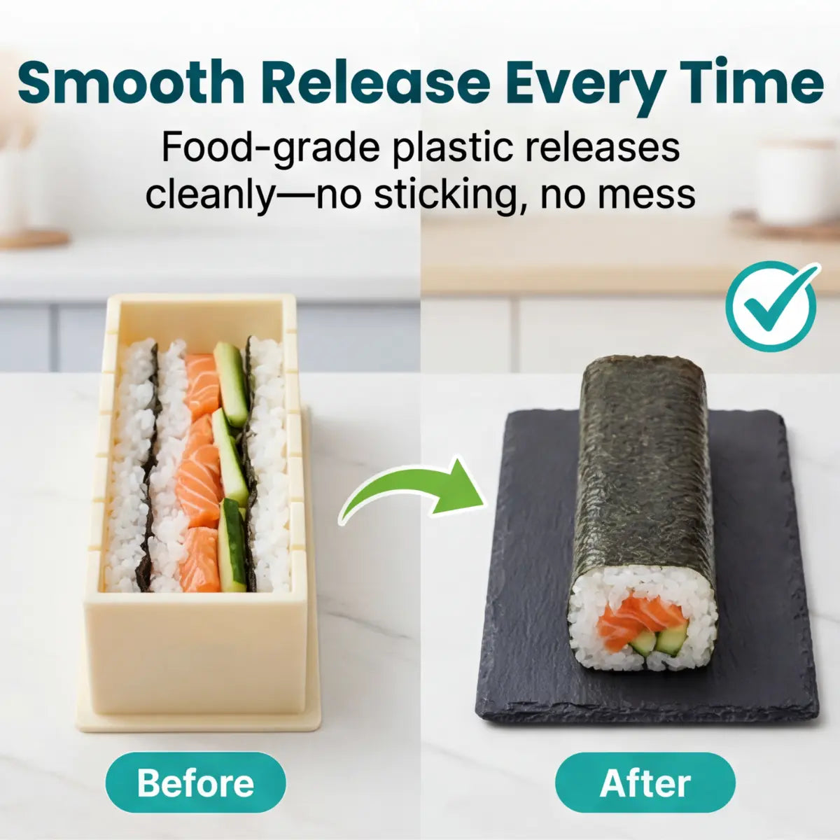 Sushi-Formen-Set – Gleichmäßige Stücke, ganz ohne Rolltechnik product image 7