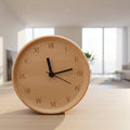 Wecker aus Buchenholz – Leises Uhrwerk, Minimales Design product image 1