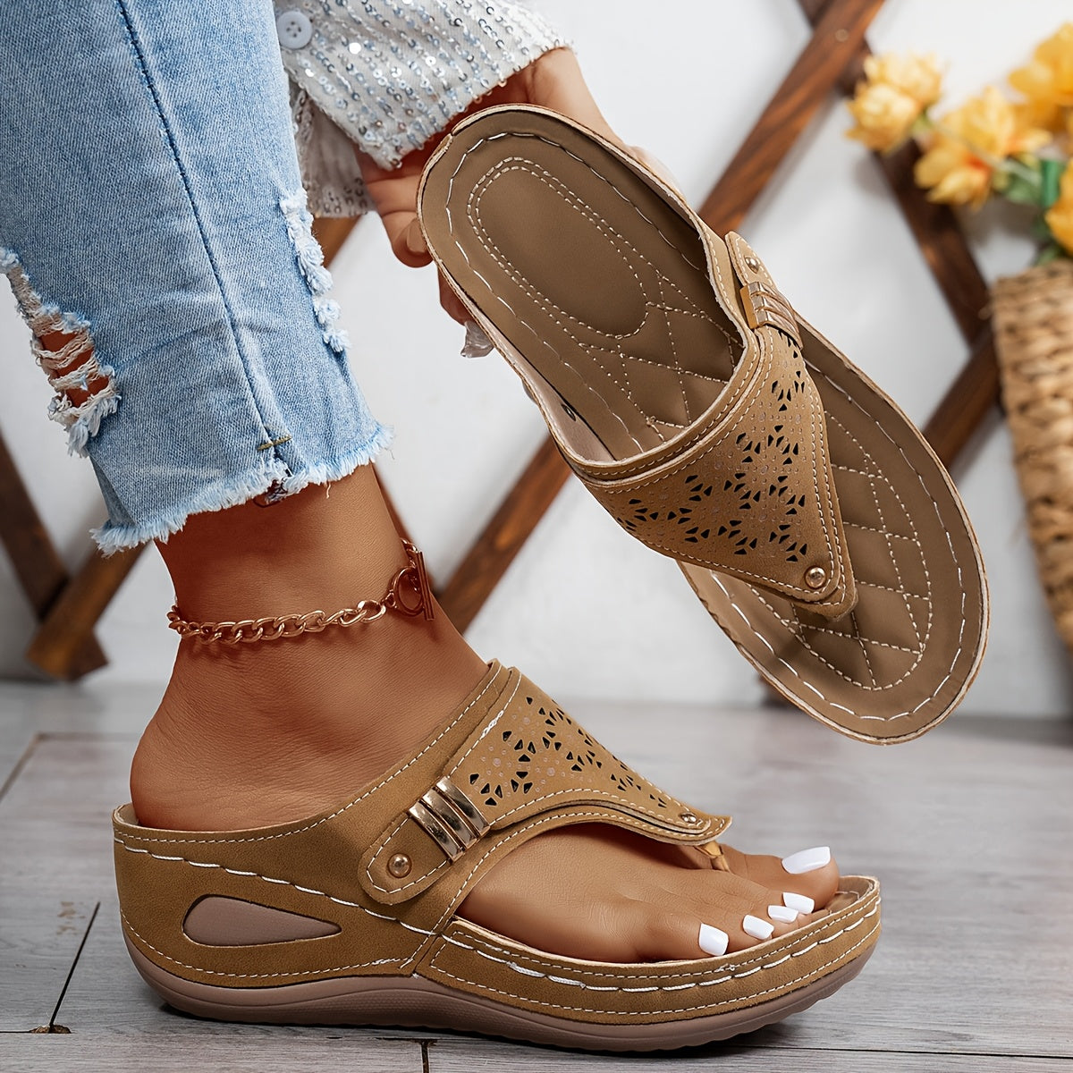 Quelira | Bequeme Sommer-Slipper Damen