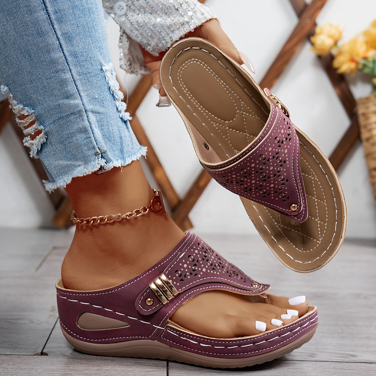 Quelira | Bequeme Sommer-Slipper Damen