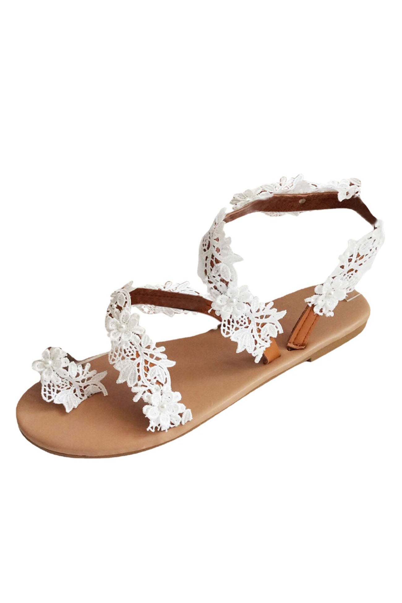 Vessara | Boho Teensandalen mit Spitze