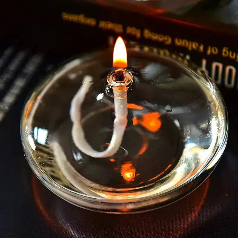 Transparente Glas-Öllampe als Kerzenständer product image 5
