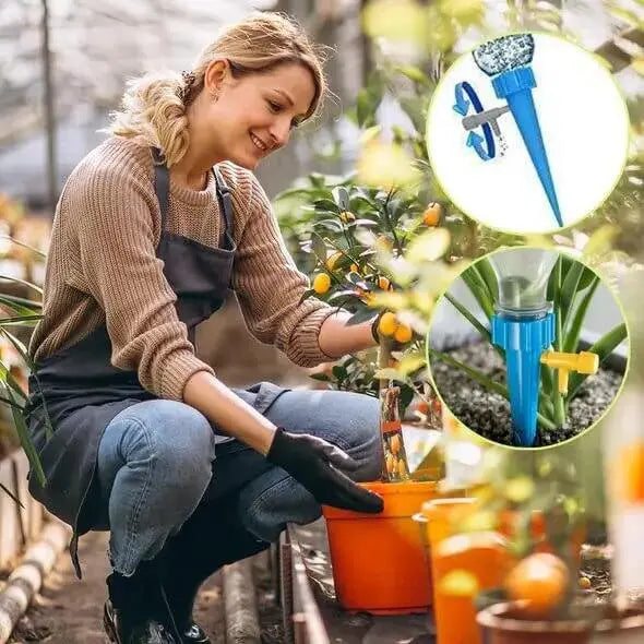 Bewässerungs-Spieße mit einstellbarem Tropfventil – 6er-Set, bis zu 15 Tage product image 6