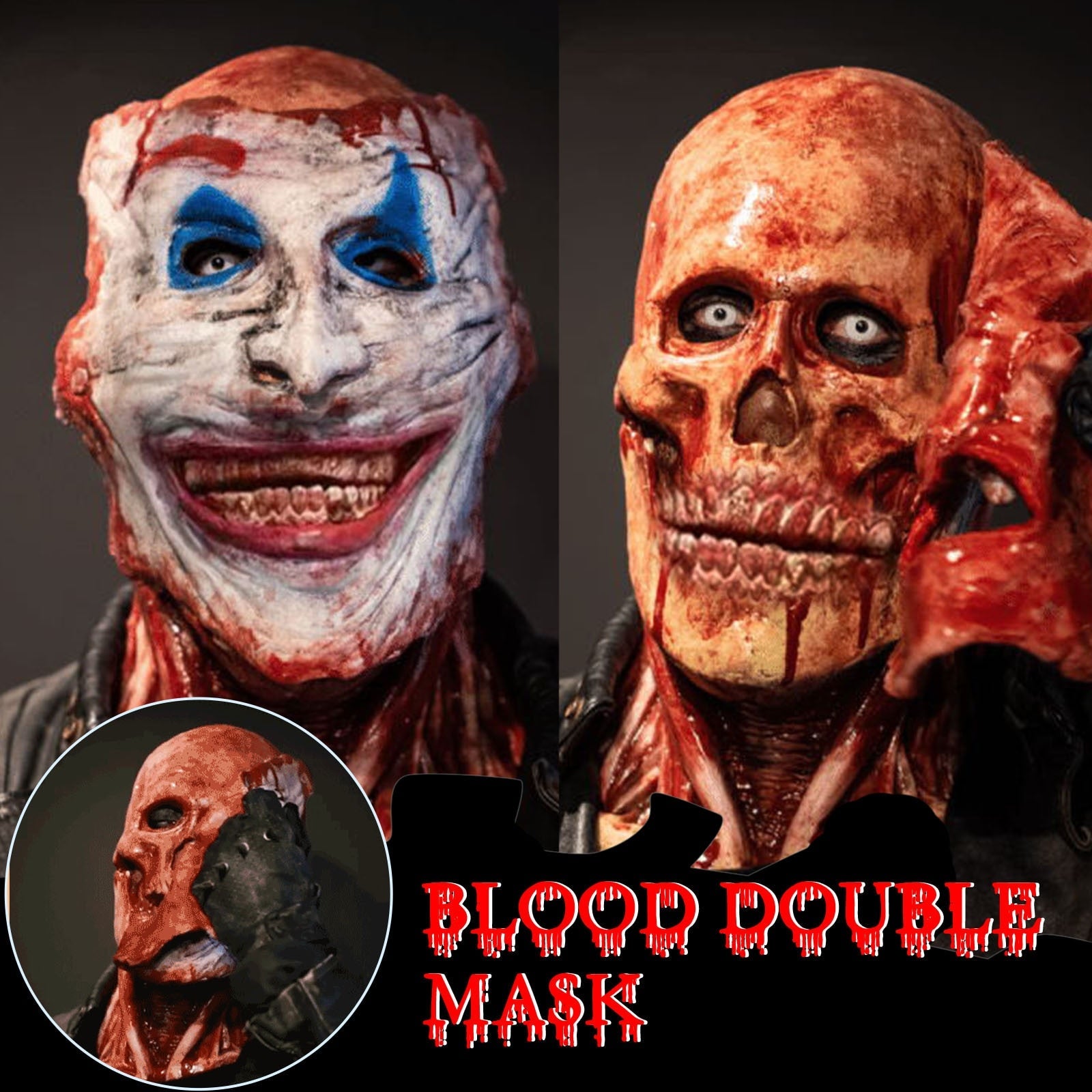 Skinless™ – Doppellagige Halloweenmaske Grusel Effekt [50% Rabatt]