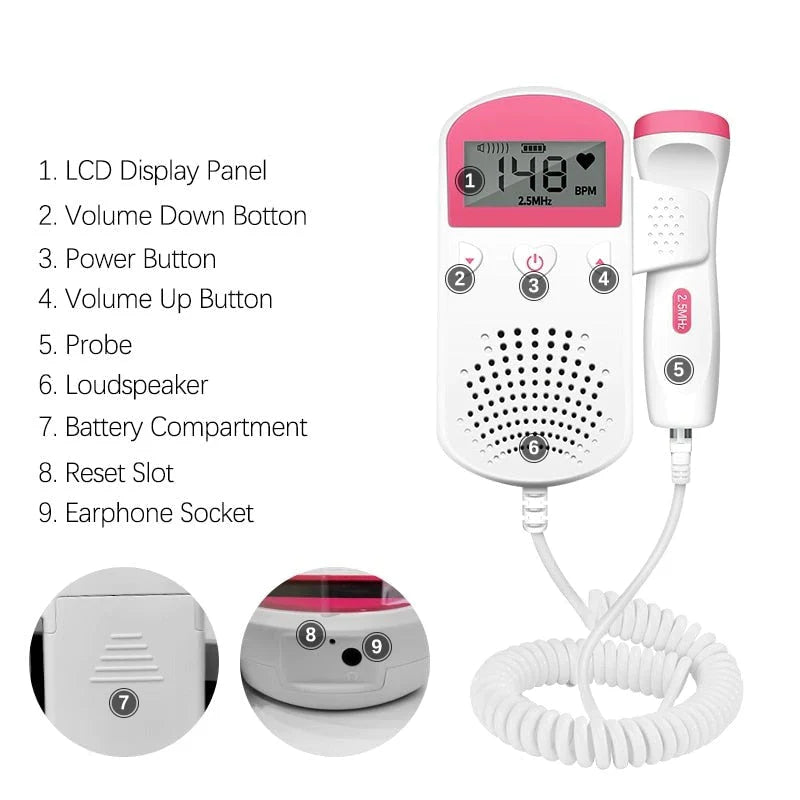 50% RABATT | BabyDoppler™ Sicheres Herzfrequenzmesser