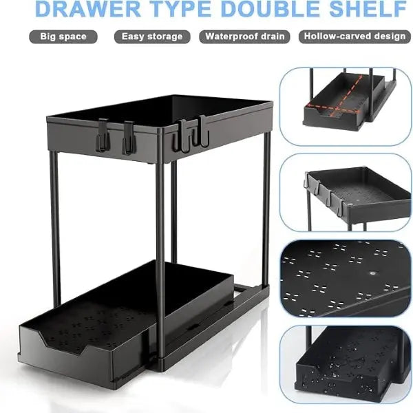 Uittrekbarer Organizer mit zwei Ebenen product image 2