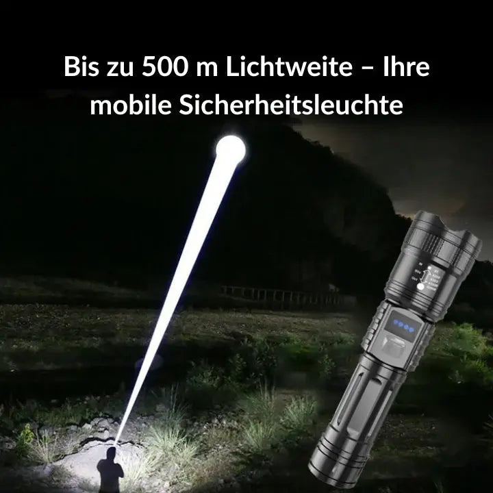 SurvivalLight™ – Ultrahelle LED-Taschenlampe, extrem hell, robust & zuverlässig [50 % Rabatt]