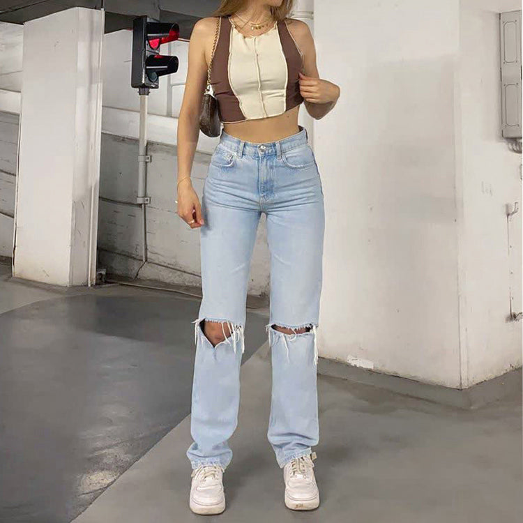 Freizeitjeans mit bequemem Sitz für Damen