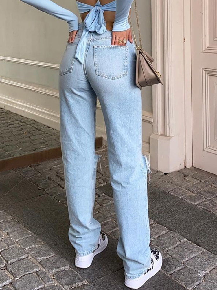 Freizeitjeans mit bequemem Sitz für Damen