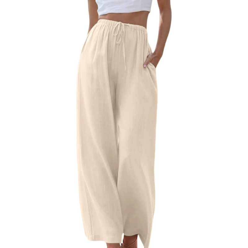 Vesta | Elegante Hose aus Baumwolle und Leinen