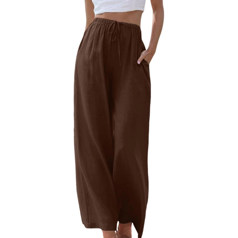 Vesta | Elegante Hose aus Baumwolle und Leinen