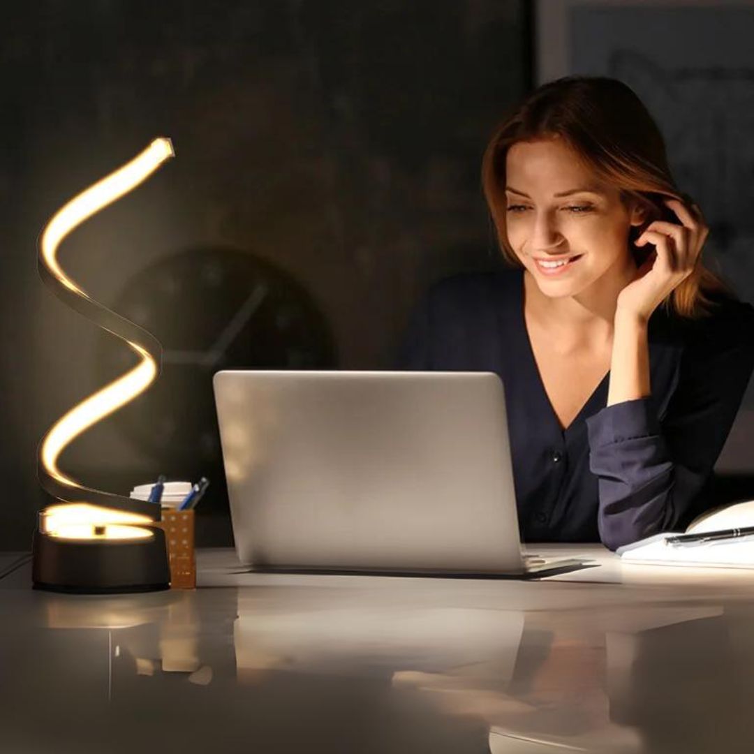 Spiral-LED-Tischlampe – Dimmbar mit Touchsteuerung product image 2