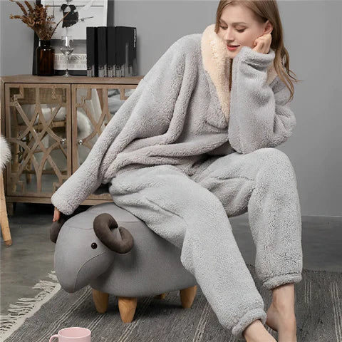 Gemütliches Pyjama-Set Für Ultimativen Komfort Und Entspannte Nächte Für Frauen