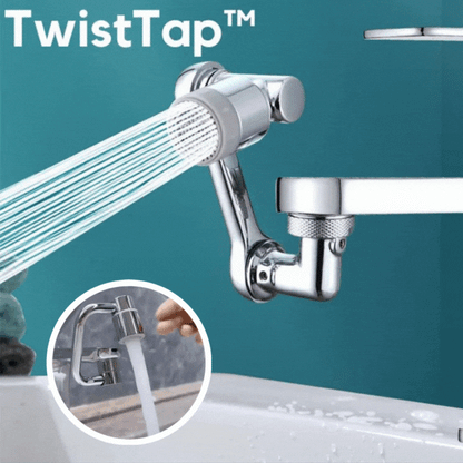 TwistTap™ 1080º Drehbare Wasserhahnverlängerung [50% Rabatt]