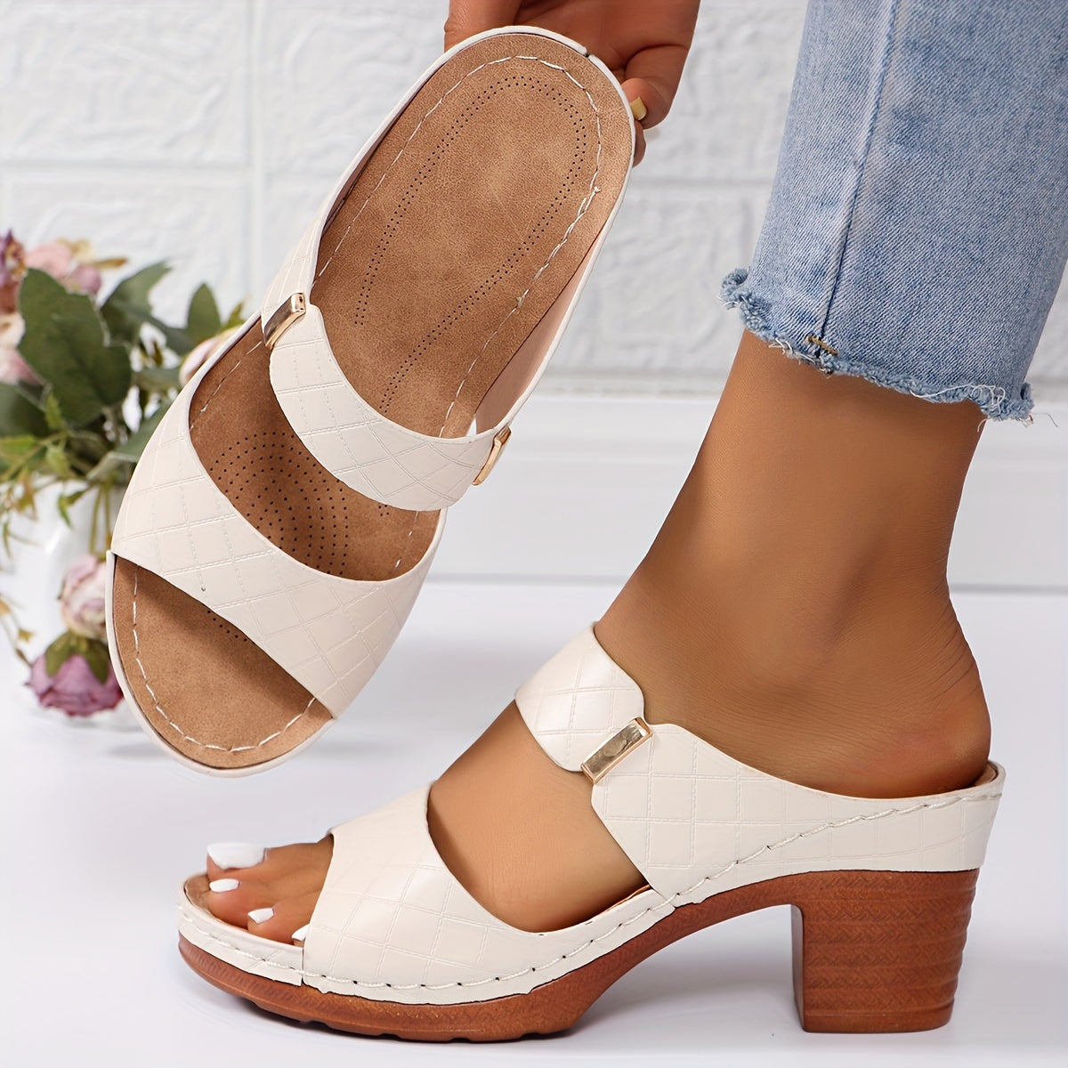 Laevia | Plateau-Sandalen mit Komfortsohle