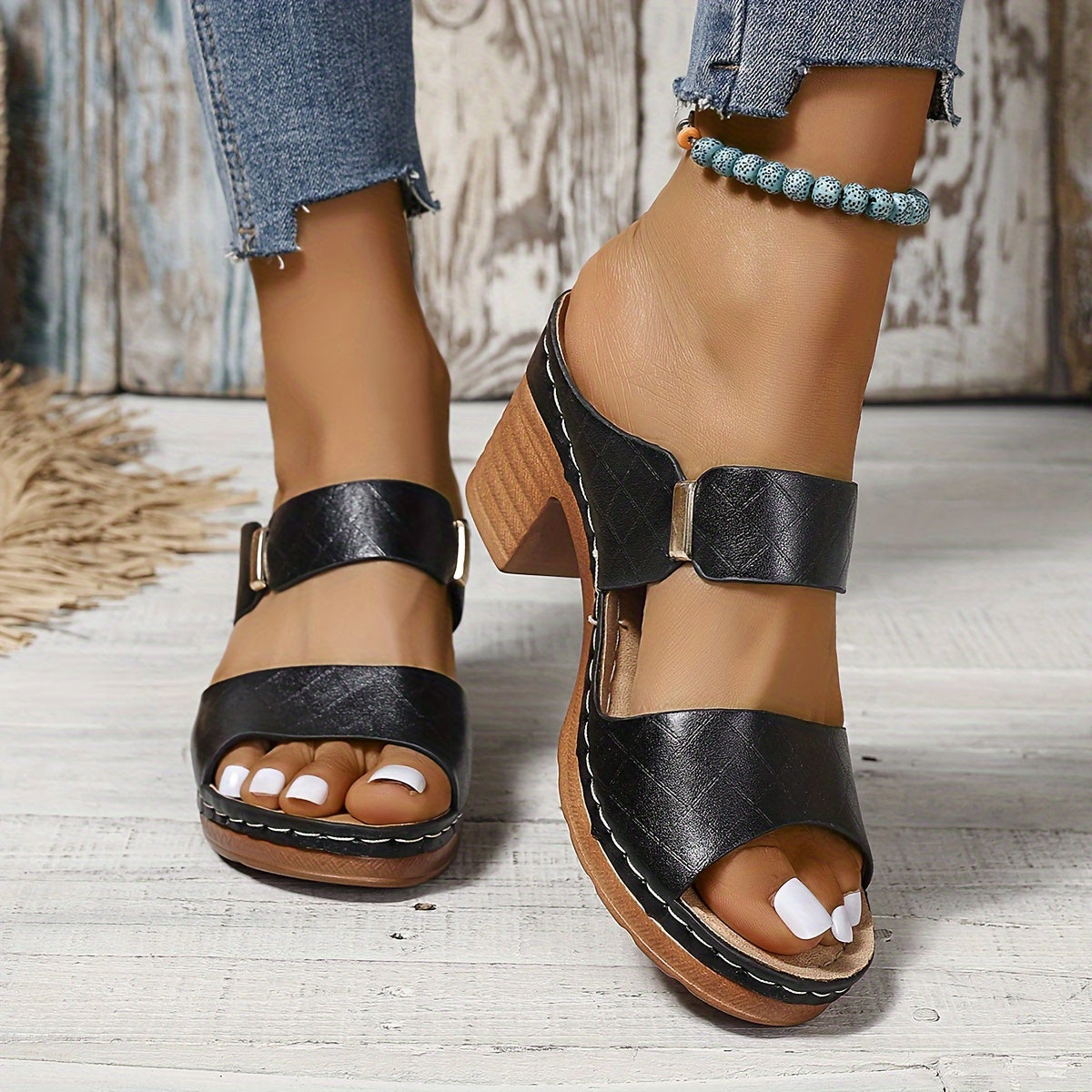 Laevia | Plateau-Sandalen mit Komfortsohle