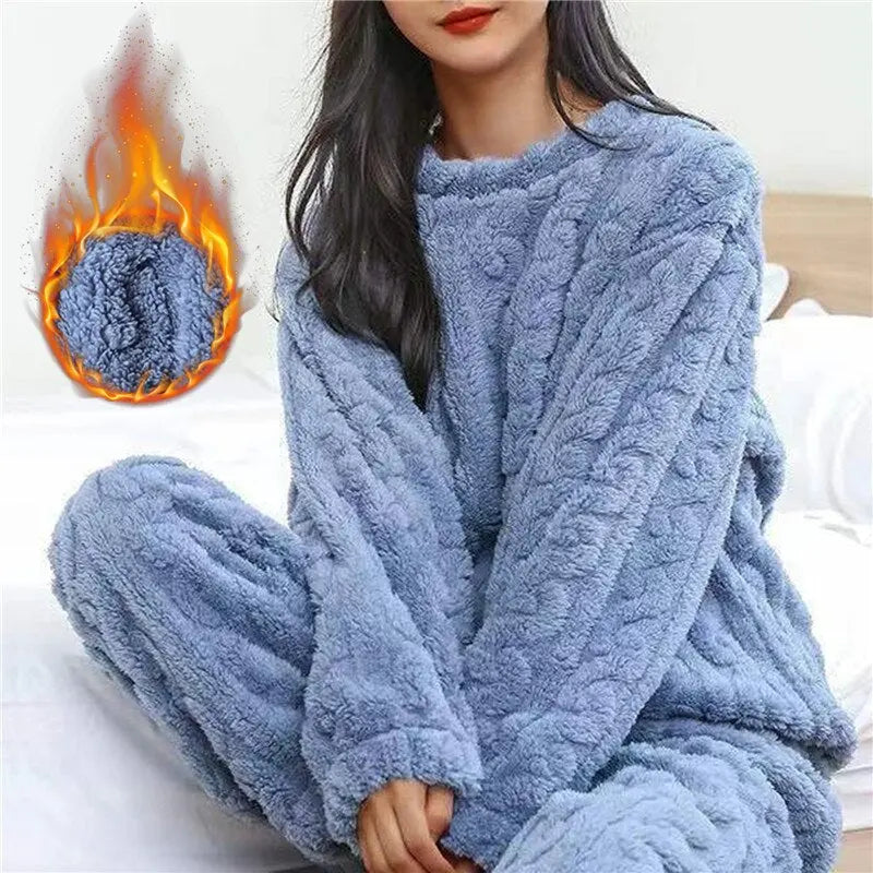 Fleece-Pyjama-Set für Gemütlichkeit für Frauen