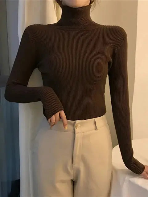 Damen Rollkragenpullover Für Frauen