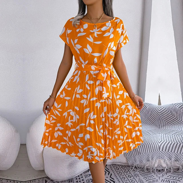 Fließendes Ärmelloses Sommerkleid Für Frauen