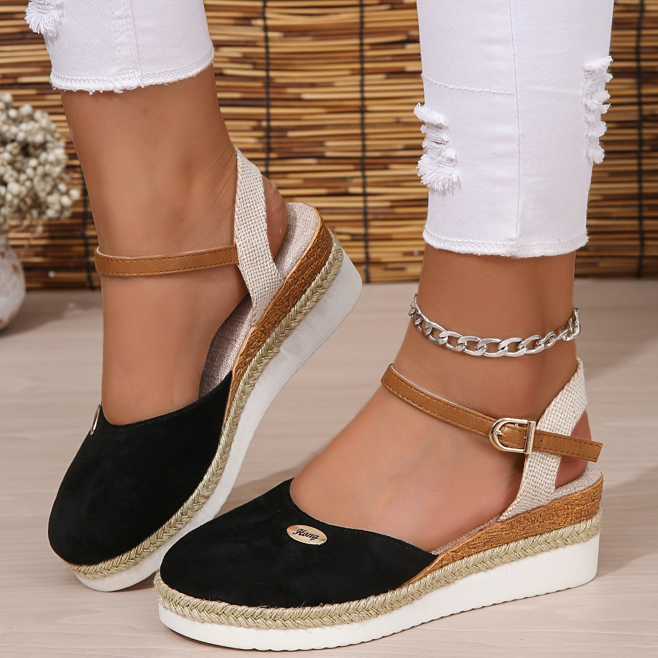 Zariel | Elegante Keilsandalette Dame