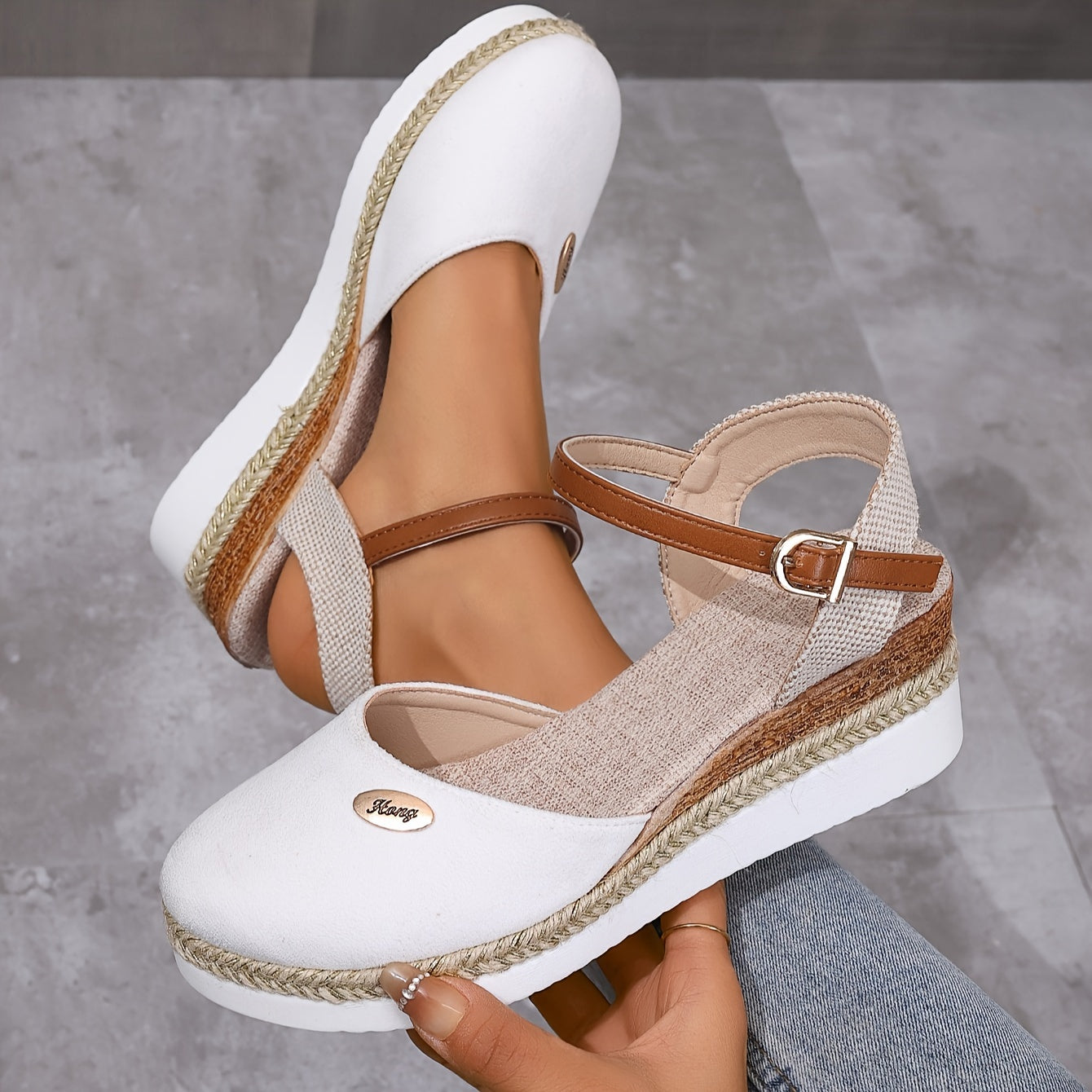 Zariel | Elegante Keilsandalette Dame