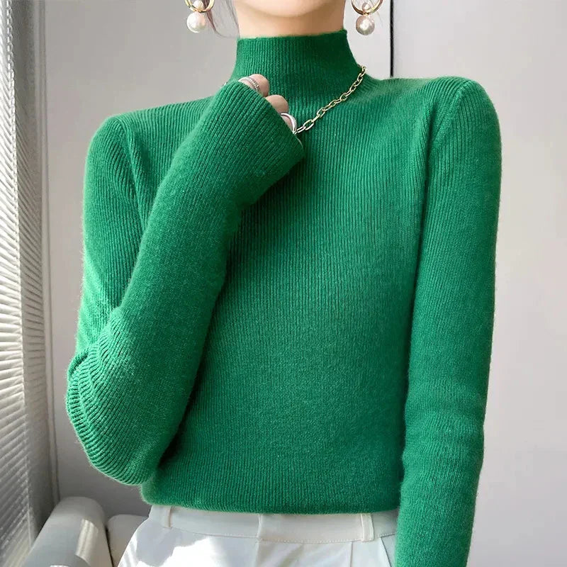 Gemütlicher Ärmel-Pullover Für Entspannte Eleganz Für Frauen