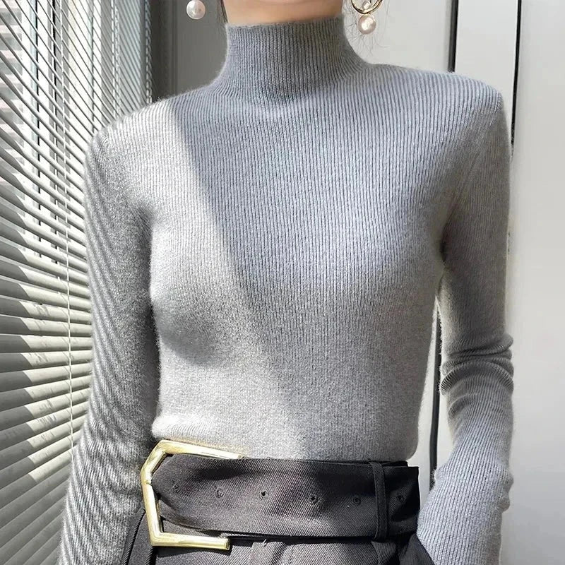 Gemütlicher Ärmel-Pullover Für Entspannte Eleganz Für Frauen