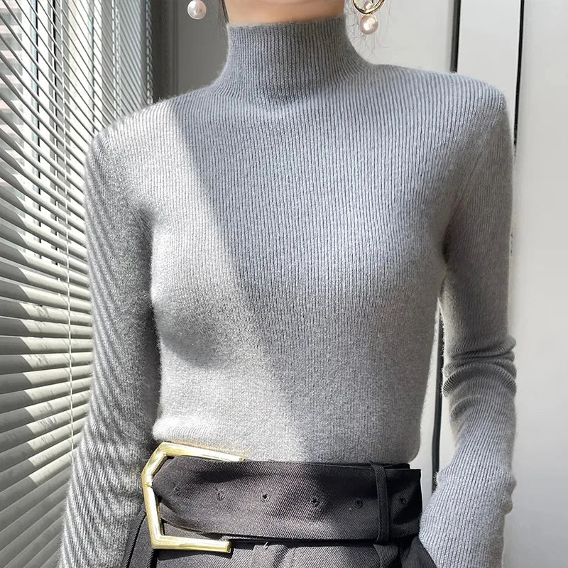 Gemütlicher Ärmel-Pullover Für Entspannte Eleganz Für Frauen