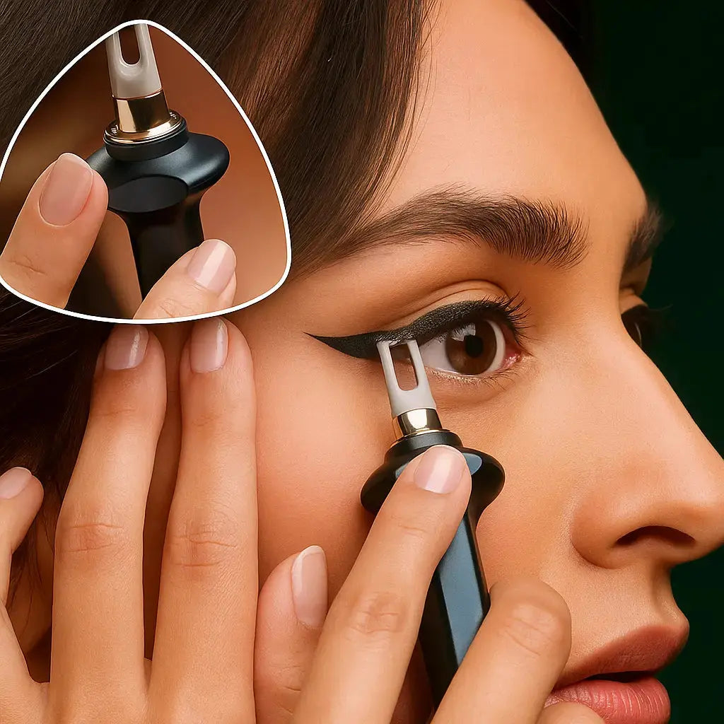 PerfectLine™ – Eyeliner-Set mit Präzisionswerkzeug und wasserfestem Gel [50 % Rabatt]