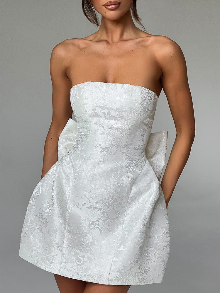 Fianna | Jacquard-Knoten-Minikleid