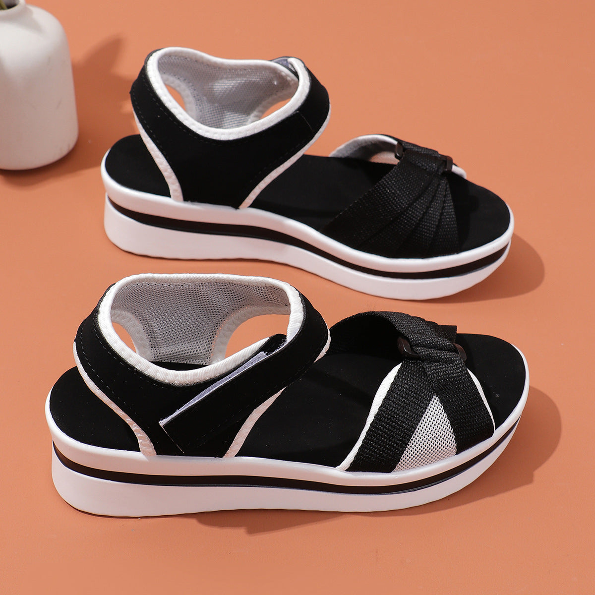 Vannora | Bequeme Damen Mesh Sandalen