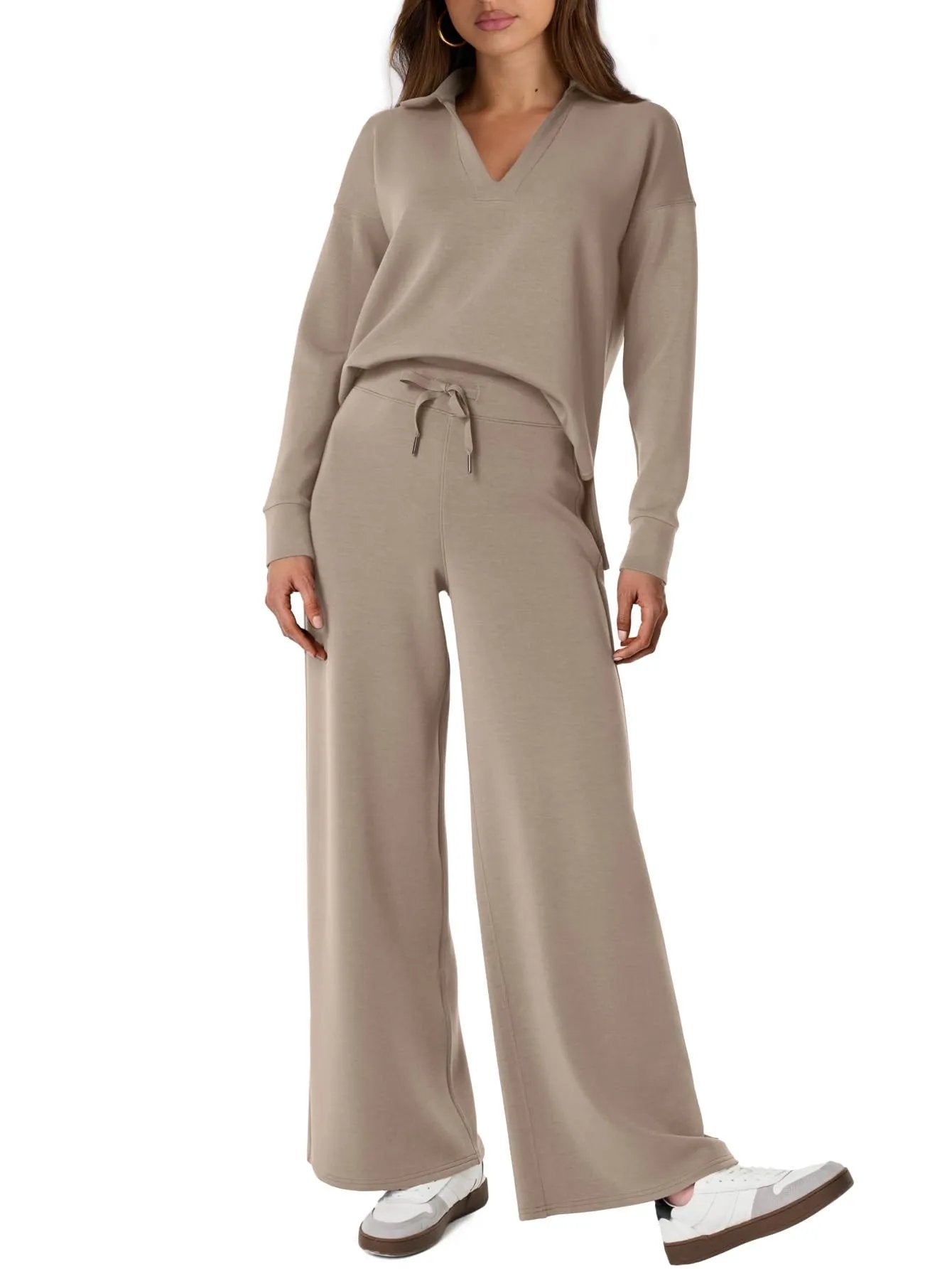Damen Zweiteiler Set Langarm Hose Freizeit Outfit product image 25