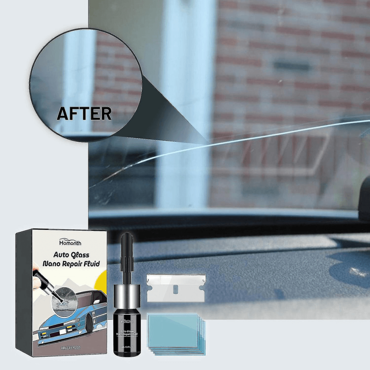 Glas Reparatur Set Für Kratzer Risse Auto product image 4
