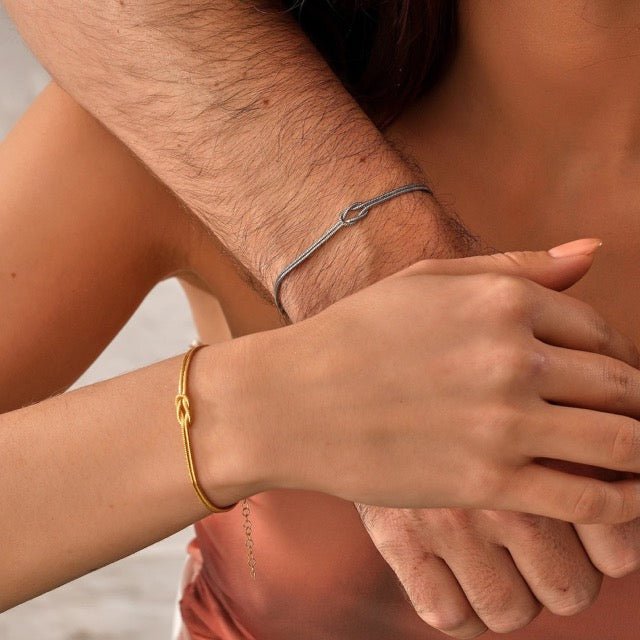 Liebesknoten Armband mit elegantem Charme für Damen