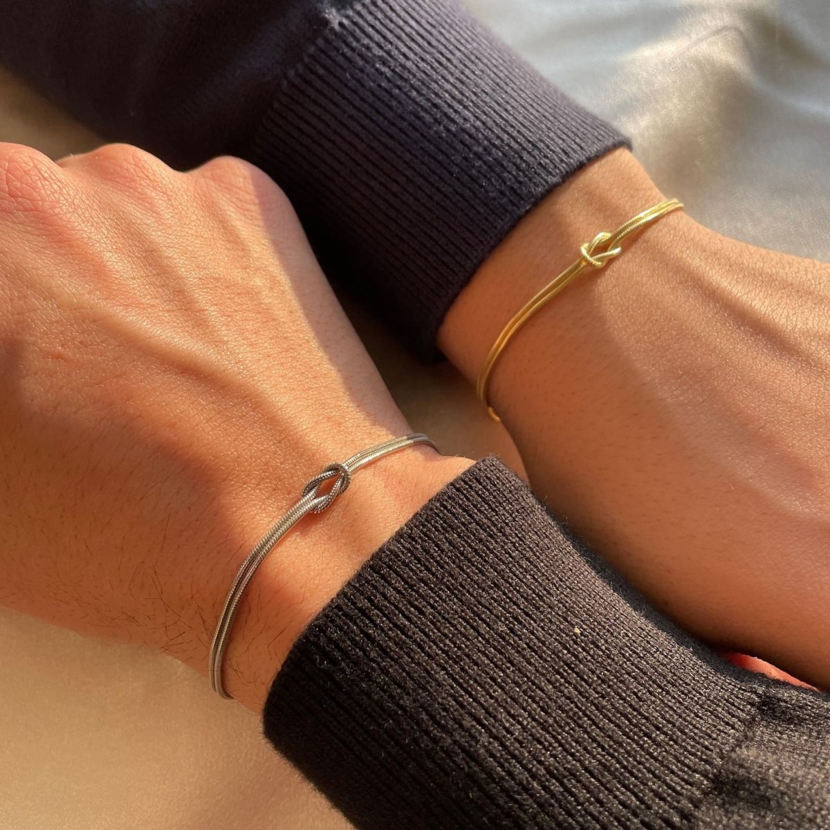 Liebesknoten Armband mit elegantem Charme für Damen