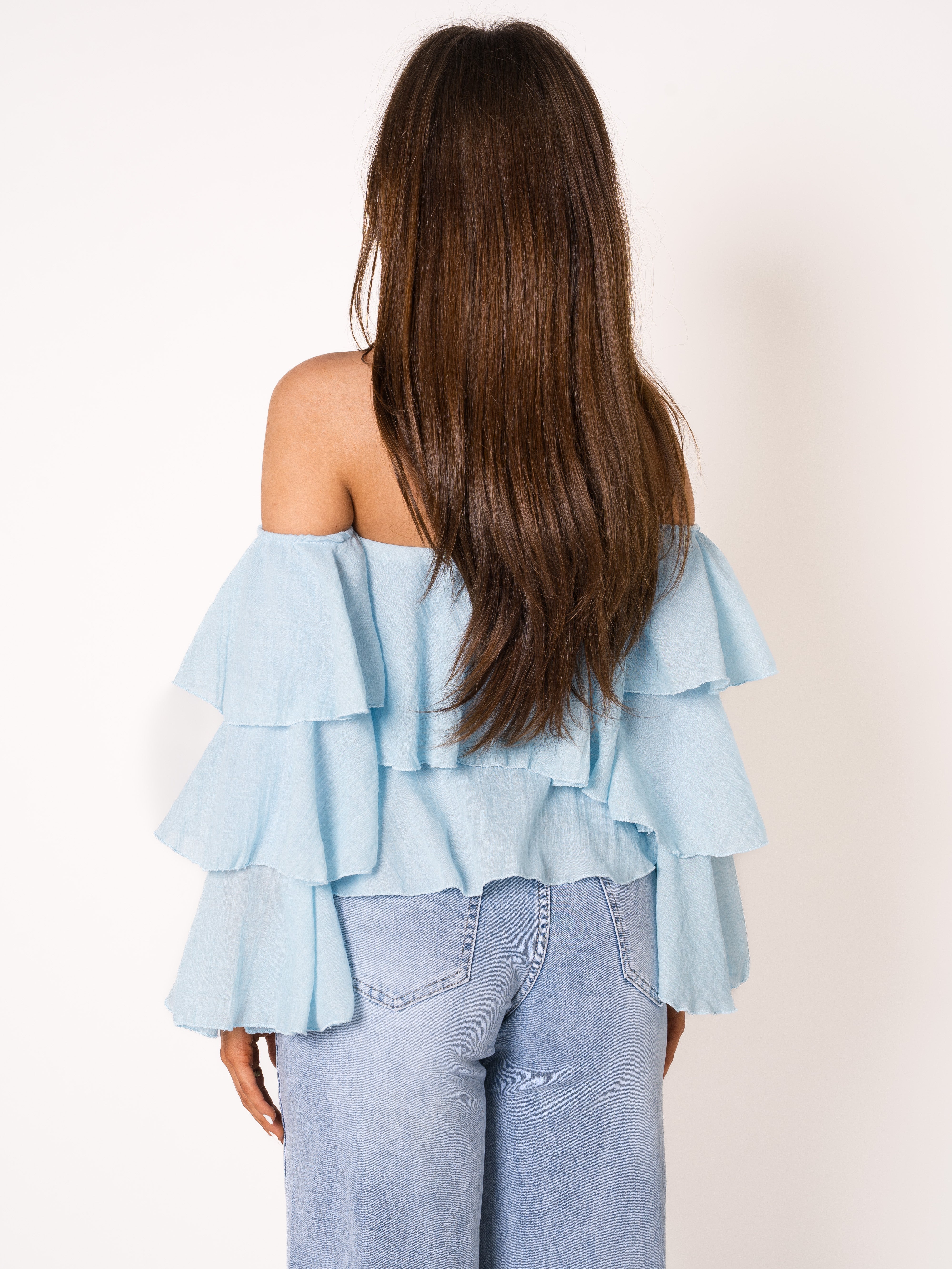 Alysha | Schulterfreie Sommerbluse