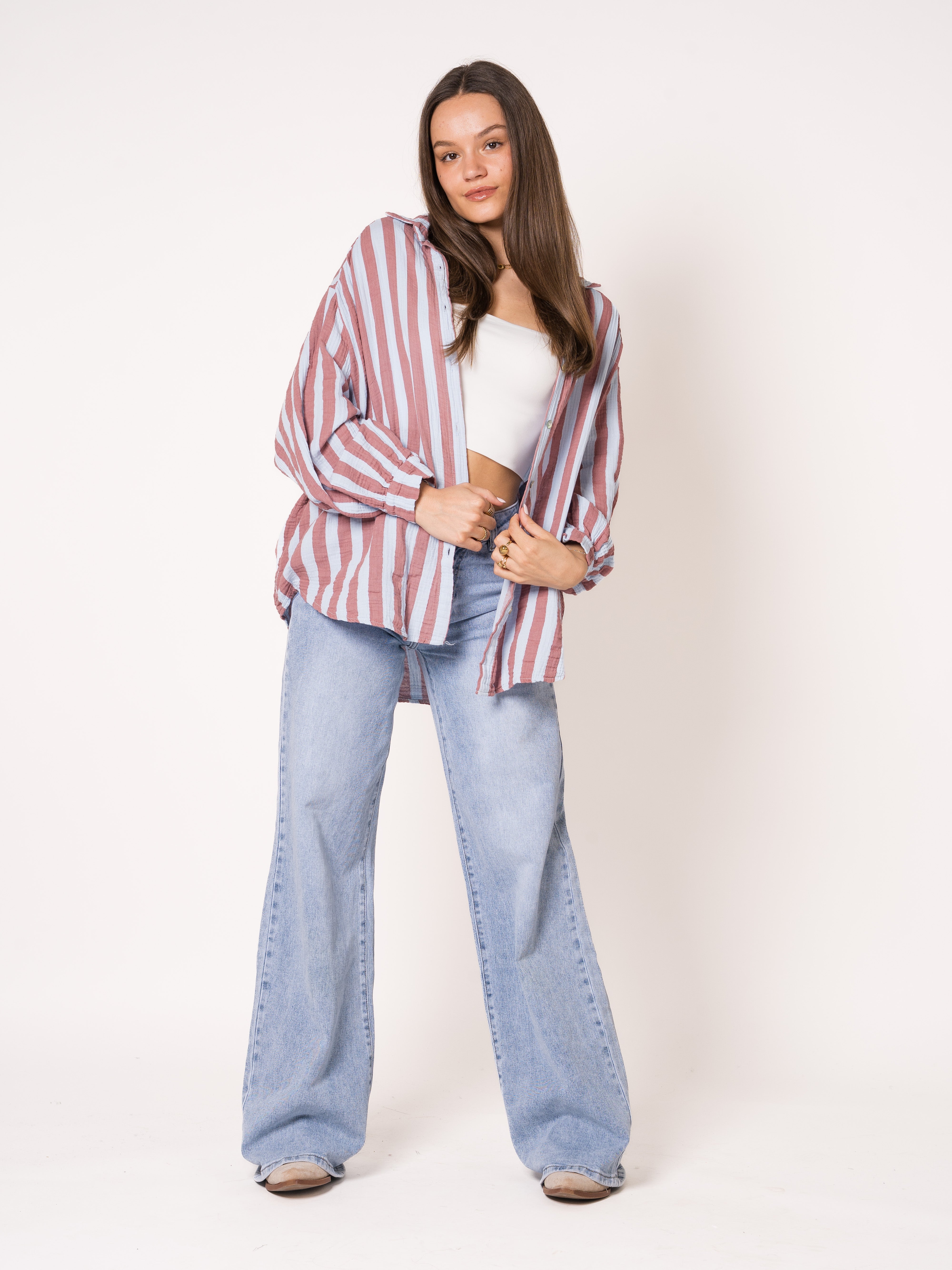 Liesl | Oversize Musselinbluse