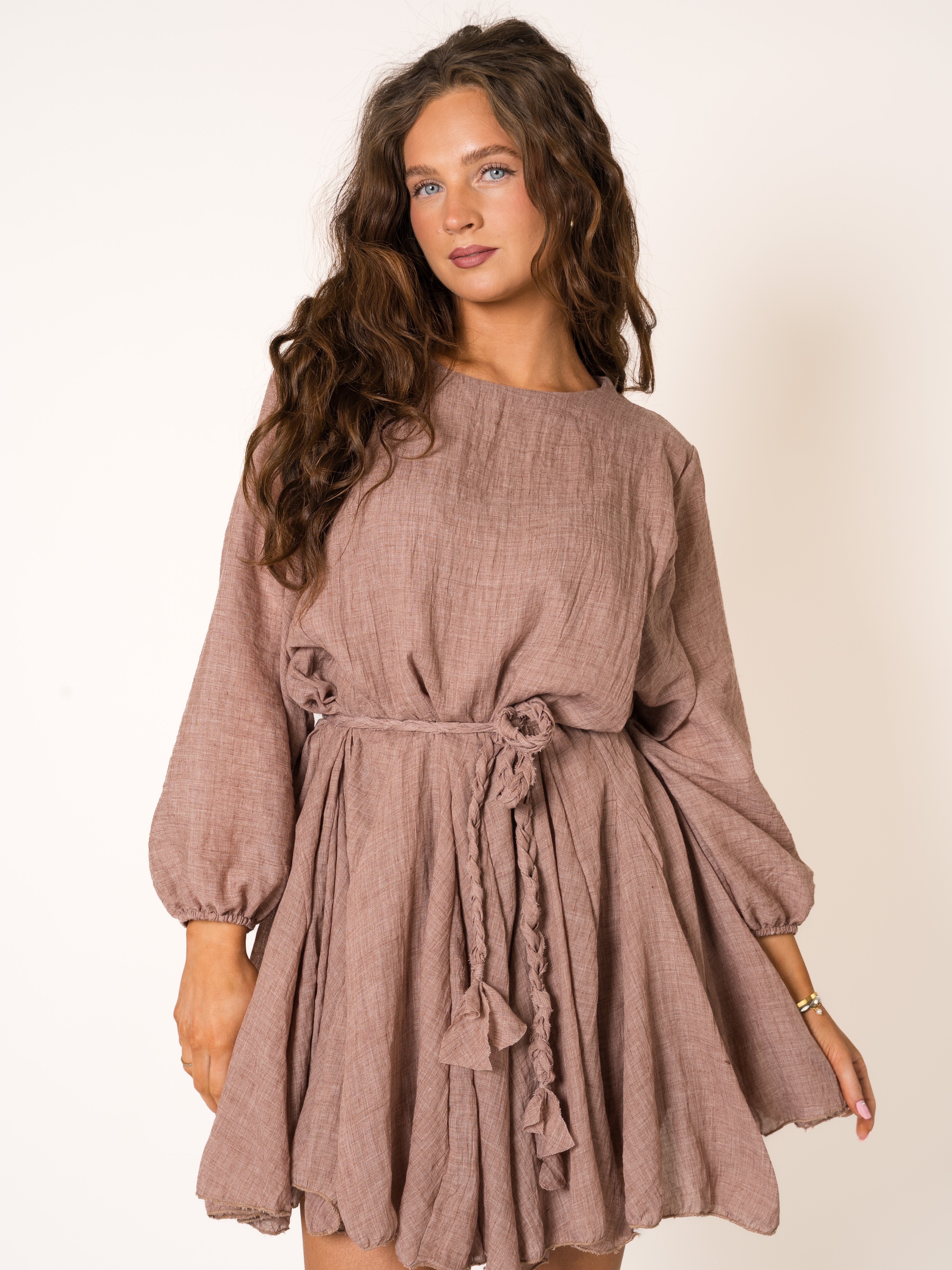 Ariane | Boho Baumwollkleid Damen