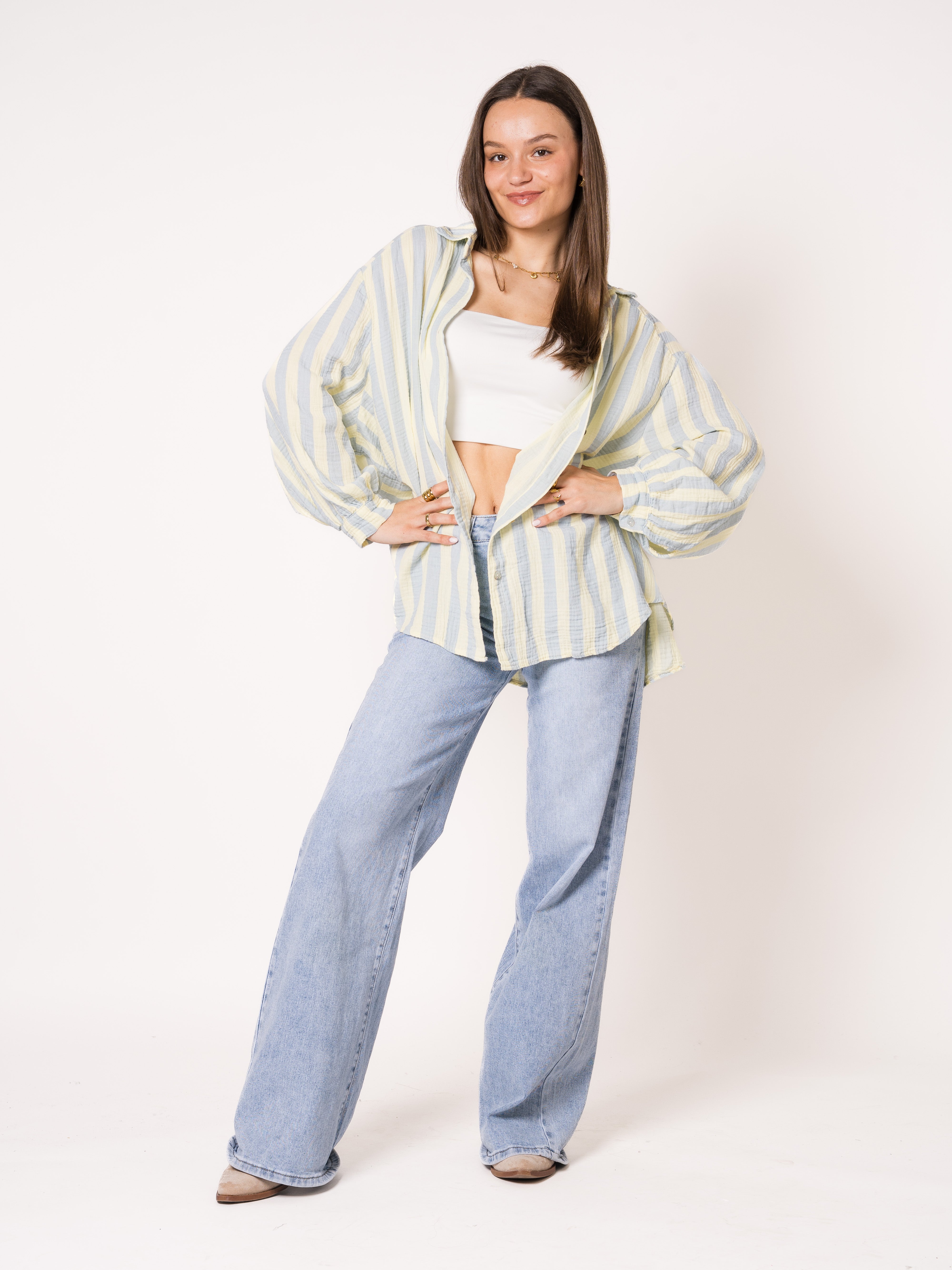 Liesl | Oversize Musselinbluse