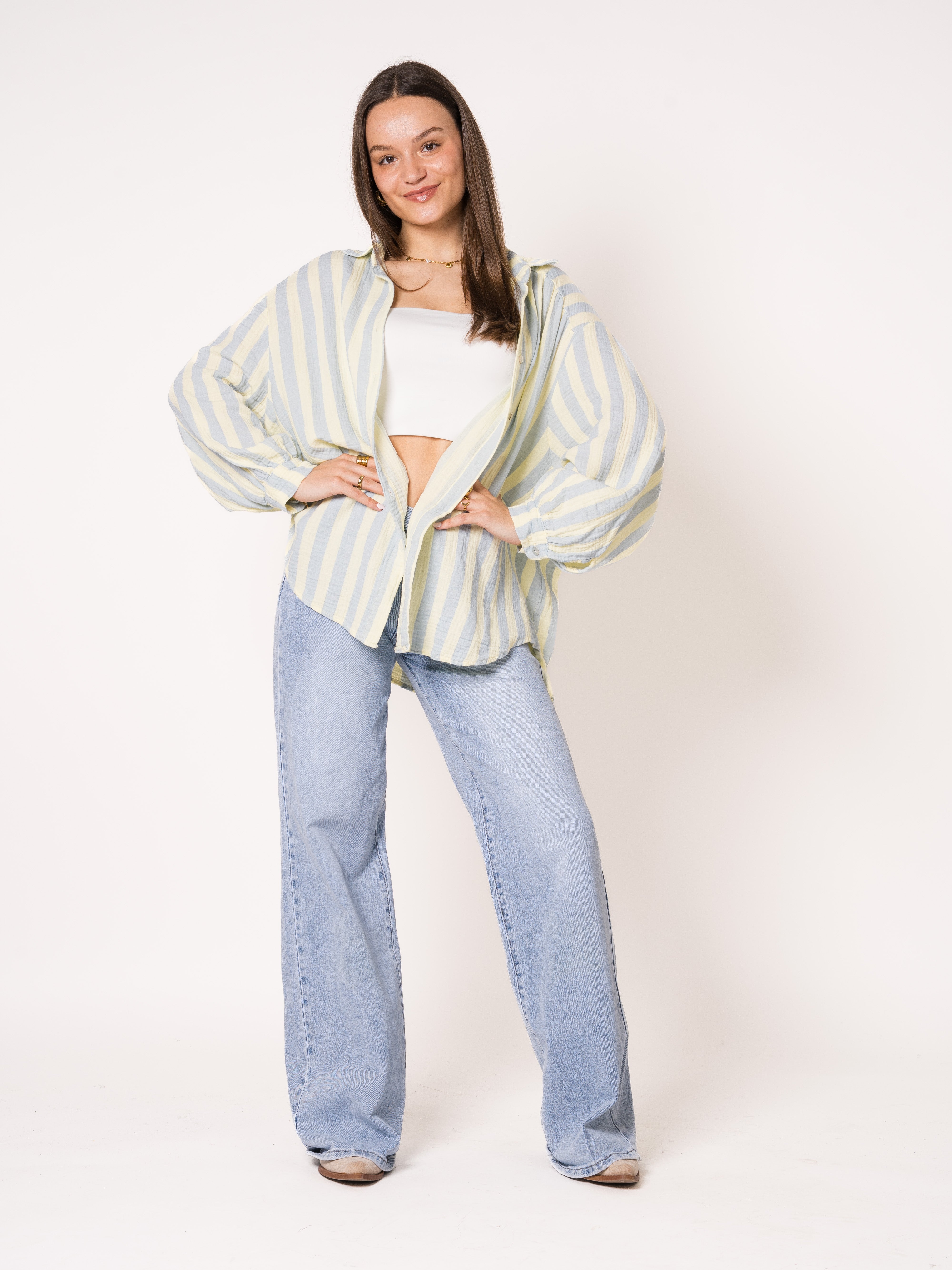 Liesl | Oversize Musselinbluse