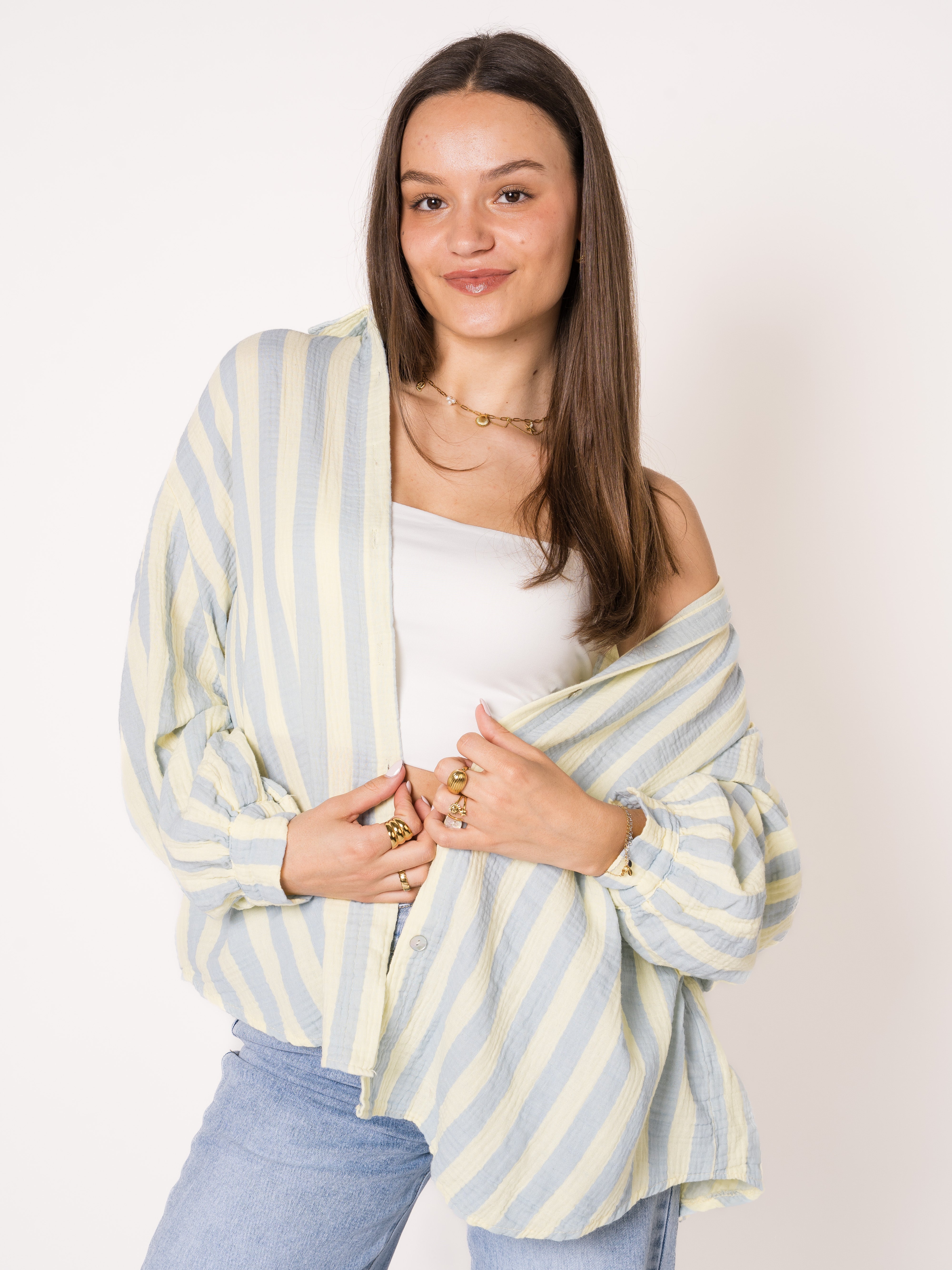 Liesl | Oversize Musselinbluse