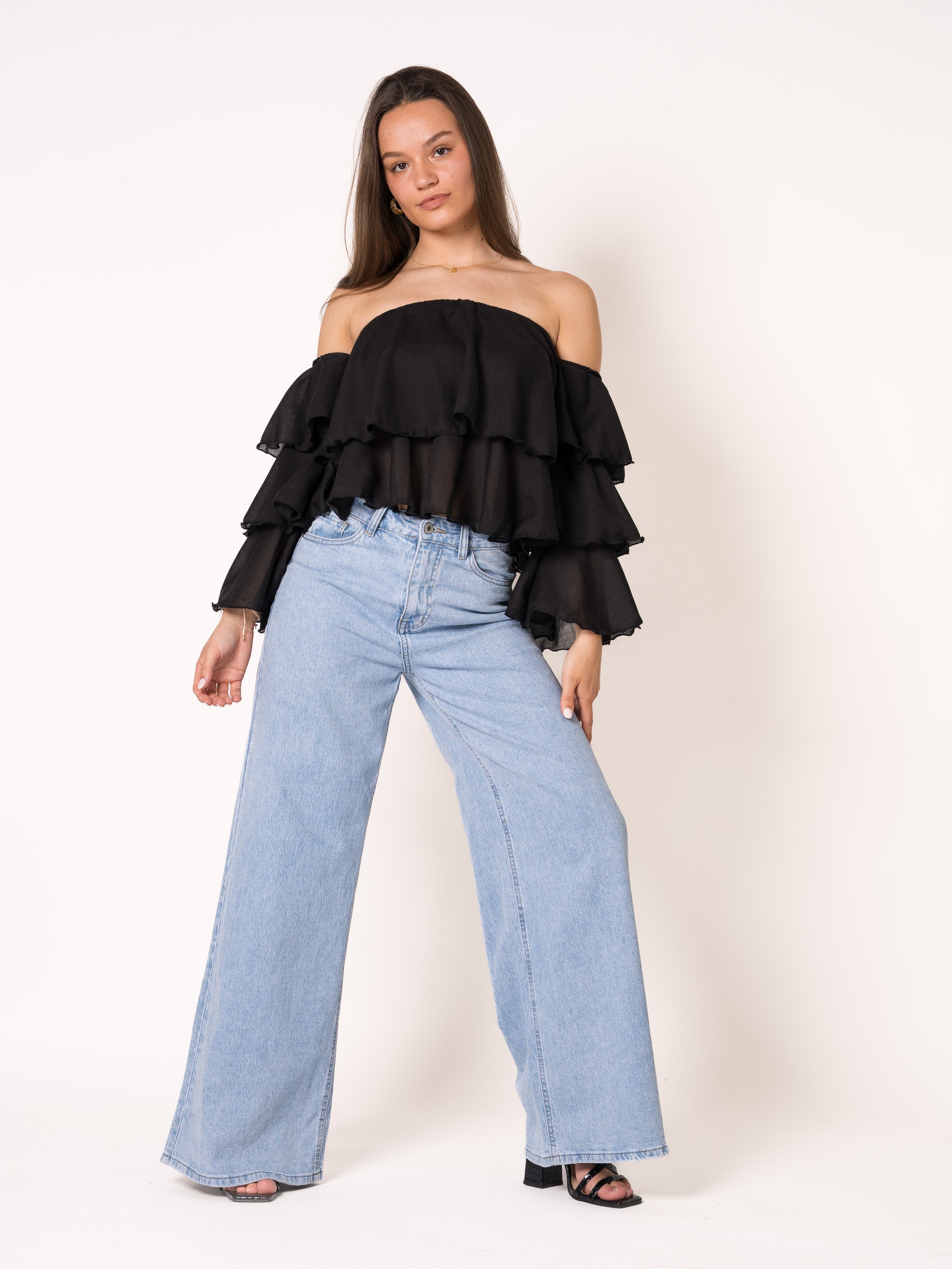 Alysha | Schulterfreie Sommerbluse