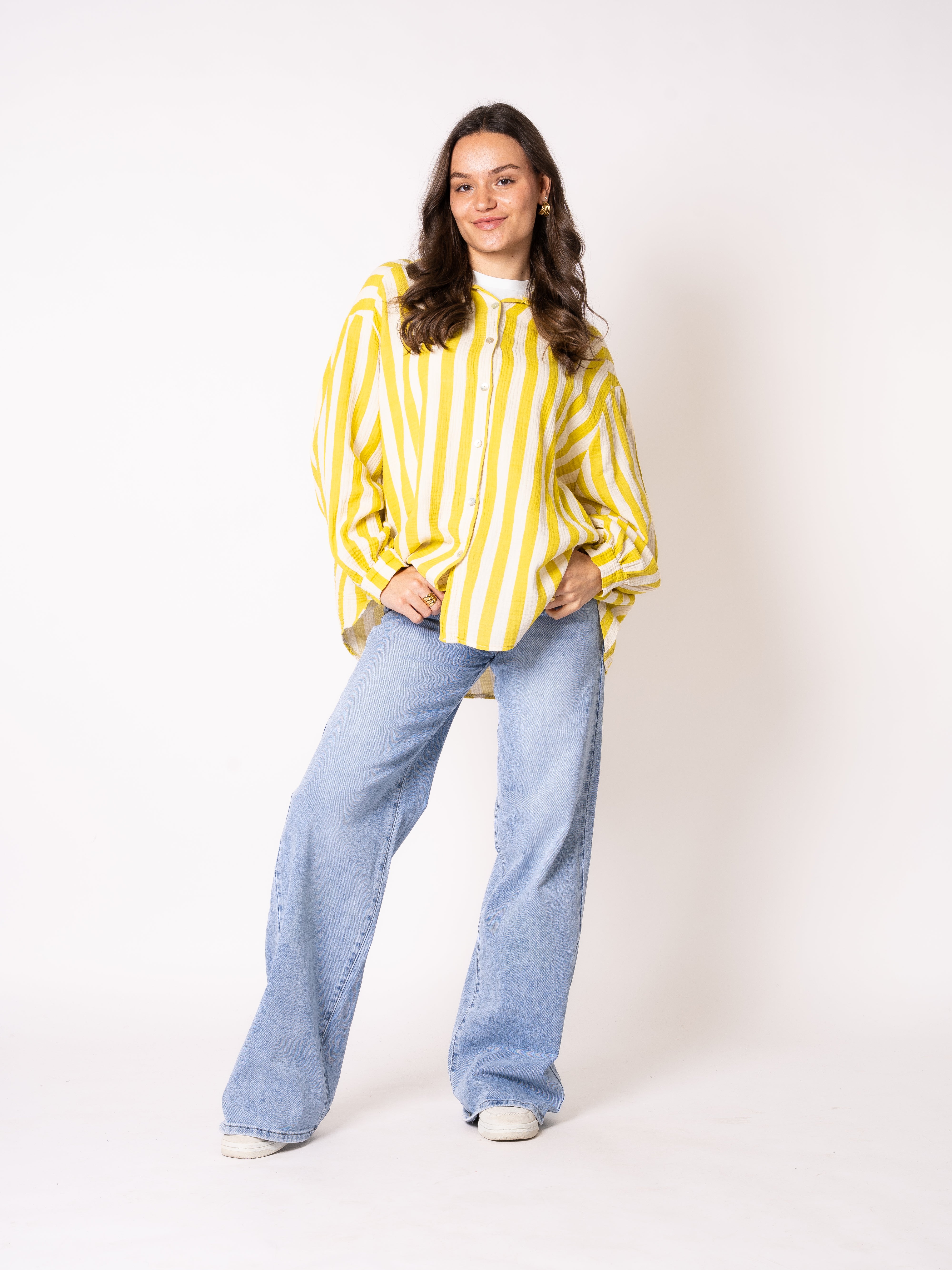 Liesl | Oversize Musselinbluse