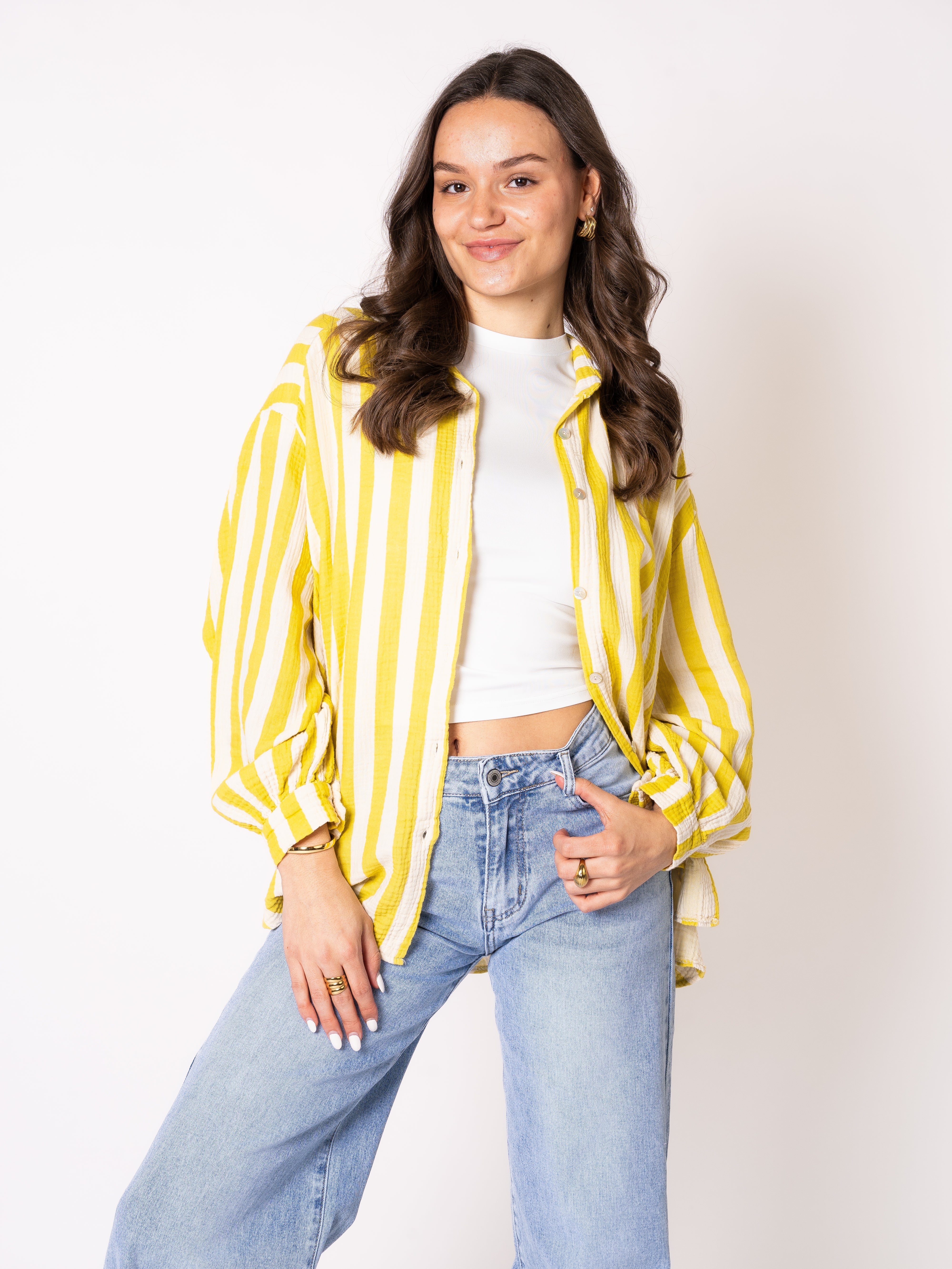 Liesl | Oversize Musselinbluse